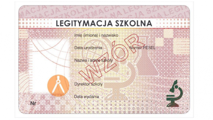 Uwaga rodzice! - Nowe legitymacje - informacja